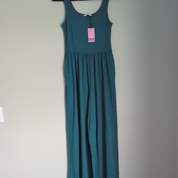 Smash + Tess Pants - Smash + Tess Teal Jumpsuit